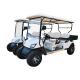 White LSV EV Utility Cargo Golf Cart Vehicle 4 Seater For Farm Garden