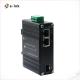Industrial Poe Media Converter 2 Port 10/100/1000t 802.3at 30w To 1 Port 100/1000x Sfp