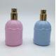 High Grade Crystal Glass Perfume Bottles 30ml  Pink / Blue Travel Perfume Spray Bottle