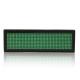 Green Mini Scrolling LED Name Badge Rechargeable For Advertising
