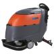 Two Brushes Battery Powered Compact Floor Scrubber Cleaning Machine High Efficiency