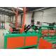 PLC Single / Double Wire Chain Link Fence Machine Easy Operating Green Color