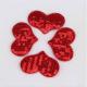 Sparkling Red Padded Hearts Embellishments Applique Crafts For Engagement Parties