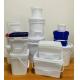 Stackable Clear Plastic Five Gallon Buckets Convenient Storage Solution