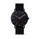 Trendy Mens Stainless Steel Watches Water Resistant PVD Coating Color