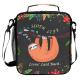 Cute Sloth Insulated Lunch Cooler Bags For Girls