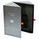 Black Matte Opposite Door Opening Wine Packaging Gift Box With Ribbion Tape