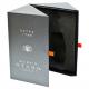 Black Matte Opposite Door Opening Wine Packaging Gift Box With Ribbion Tape