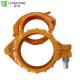 Precision Casting Concrete Pump Pipe Fittings Clamp Coupling For Bolt Clamp