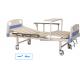 Manual Movable Medical Hospital Bed With PE / ABS Headboard