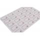 5x5 Pvc Rfid Inlay / Prelam Sheets For Rfid Cards Production F1108 TK4168 Chip