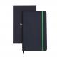 Green Corner Writing Journal Notebook Customized Embossed Logo FSC Approved