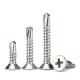 Black 410 stainless steel hexagonal drill tail screw DIN7504 Huasi dovetail bolt by Huasi