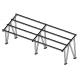 300 Wp PV Support Structure 4.5m Height ODM Aluminum Alloy Material