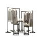 Double-sided Supermarket Rack Clothes Standee Display Stand for Retail Clothing Shops