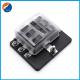 Durable 6 Way 30A Automotive Fuse Box With Relay PBT Base Plastic Cover