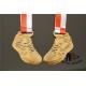 Customized 3D Mold Medals Personlized Shoes Shape Medailles Antuique Gold Metal Finish
