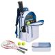 PU Leather Tennis Racquet Backpack Sling Unisex Holds 2 Tennis Rackets And Shoes