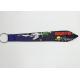 Custom Dye Sublimation Lanyards with the picture of space travel and split ring