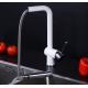 White Pull Out Rotatable Kitchen Scandinavian Copper Sink Faucet