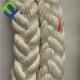 White 8 Strand 64mm/72mm Polyester Marine Mooring Hawser Rope