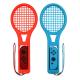 Tennis Racket for Nintendo Switch Joy-cons Grips for Switch Mario Tennis Aces 2-PACKS Red&Blue