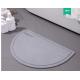 Semicircle Earth Fiber Diatomaceous Bath Mat Fast Drying Shower Mat