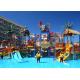 Interactive Water Aqua Park Play Slide