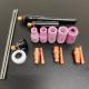 0.28KG Alumina Nozzle Collet Body Electrode Insulator TIG Welding Torch Consumables Kit for WP-17/18/26 13N 18pcs
