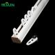 Aluminum Double Ceiling Curtain Track Rail Colorful Heavy Duty