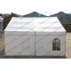 White PVC Event Tent 10 x 6m , Outdoor Warehouse Canvas Tents With Windows