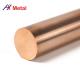 Polished Tungsten Alloy Products WCu Alloy Thermal Conductivity Round Bar Stock