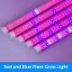 4Ft 18W Commercial LED Grow Lights Tubes G13 Base Aluminum Substrate