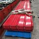 27 tons 840mm corrugated red color steel roof sheet delivered by a 20ft container
