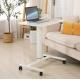 Sit Stand Desk Adjustable Desk Height Adjustable Gas Lift Computer Table with Wheels