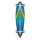 Layback Longboards Soulride Blue Longboard Complete Skateboard - 9.75 x 40