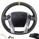 Custom Hand Stitching Suede Leather Steering Wheel Cover for Toyota Prius 30 C V Aqua 2009 2010 2011 2012 2013 2014 2015