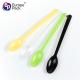 Take away disposable plastic long spoon for smoothie for party