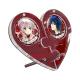 Stylish Heat-shape Acrylic Cartoon Figure Badge Holder Plexiglas Holder for Badge Organization