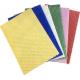 USP 6pcs Ivory Yellow Blue Beeswax Foundation Sheets For Candle Making 20x13.5cm