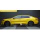 Electroluminescent Yellow Matte Car Wrap Film Air Release Swipeable