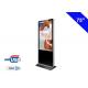 Iphone Style Free Standing LCD Display Media Player Board Display