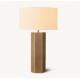 Solid Brass Base LED Bedside Table Lamps For Bedroom Dimmer Switch On Socket