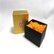 Golden Bronzing Lid Box Cosmetic Paper Box For Packaging