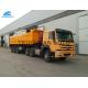 Heavy Duty Semi Trailer Bottom Dump Truck 50 Tons With Hydraulic Lifting