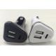 Durable Type C Dual USB Port Car Charger PD Fast Charging For Samsung