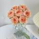 Ins-style rose artificial flowers with vases, hand-held bouquets, Valentine's Day photo shoots, and birthday gift decorations