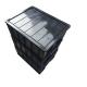 Recycled Plastic ESD Safe Bins SMT Reel PP Component With Lid