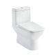 One Piece Siphon Flush Toilet Soft Closed  Seat 1.1 Gpf 4L