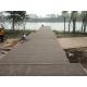 Solid Eco-friendly WPC Decking Flooring For Outdoor Park Decoration